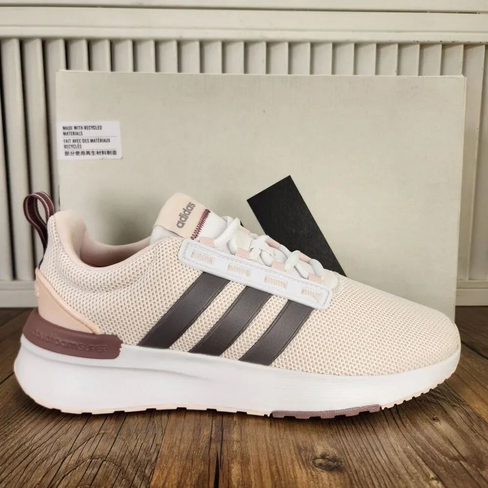 Adidas Racer TR21 HP2743 Womens Sz 9 Pink Gray Athletic Training Sneakers Shoes